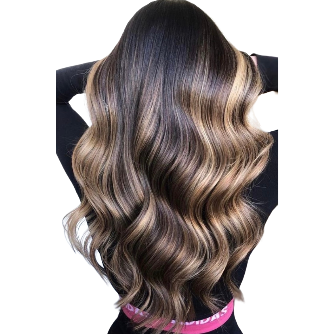 Dark Brown Balayage