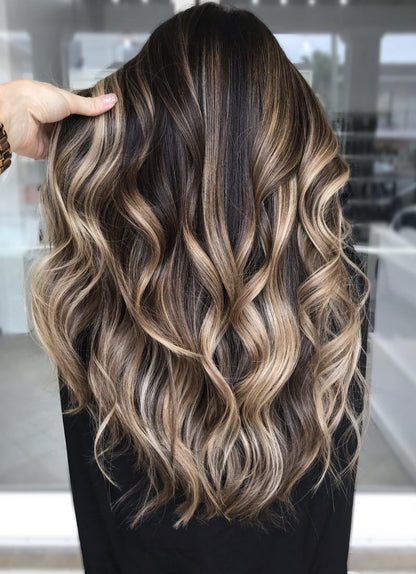 Dark Brown Balayage