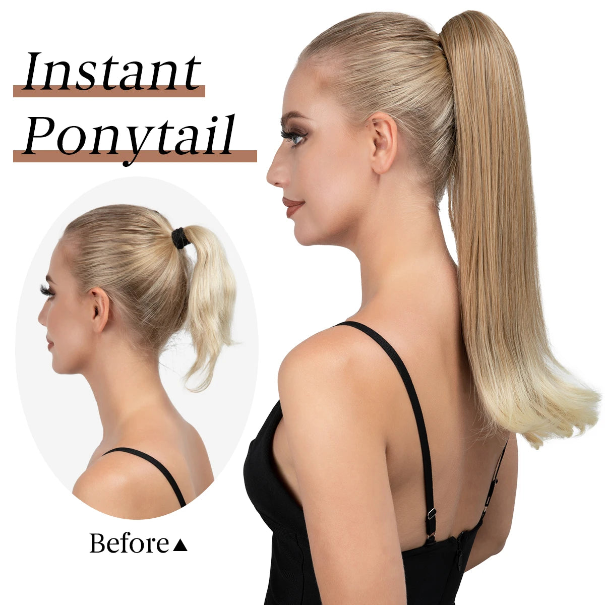 Claw Clip Ponytail 45/55cm